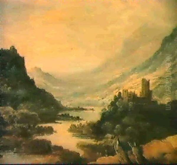 Paysage Fluvial Oil Painting by Joos de Momper the Younger