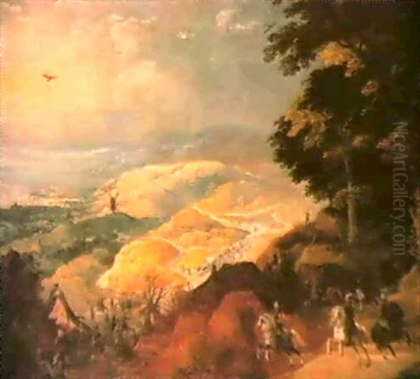 Gebirgslandschaft Oil Painting by Joos de Momper the Younger