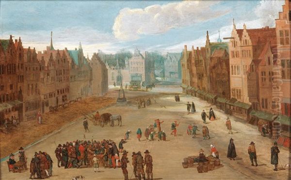 The Meir In Antwerp Oil Painting by Frans de Momper