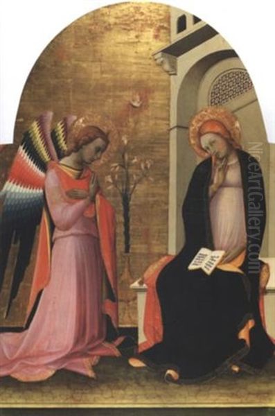 Die Verkundigung Oil Painting by Lorenzo Monaco