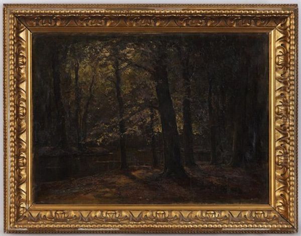 Sous-bois Oil Painting by Frits Mondriaan