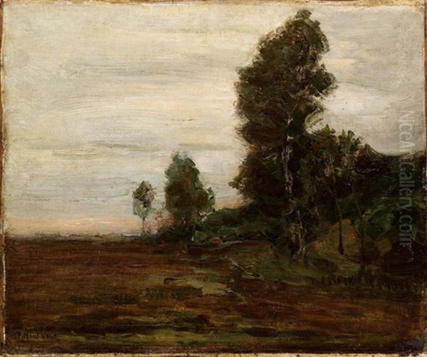 A Landscape Near Uden Oil Painting by Piet Mondrian