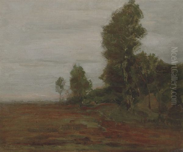 A Landscape Near Uden Oil Painting by Piet Mondrian