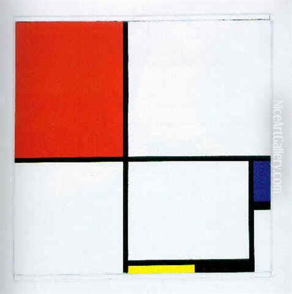 Composition No. Iii Oil Painting by Piet Mondrian