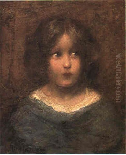 Portrait Of A Young Girl Oil Painting by Piet Mondrian