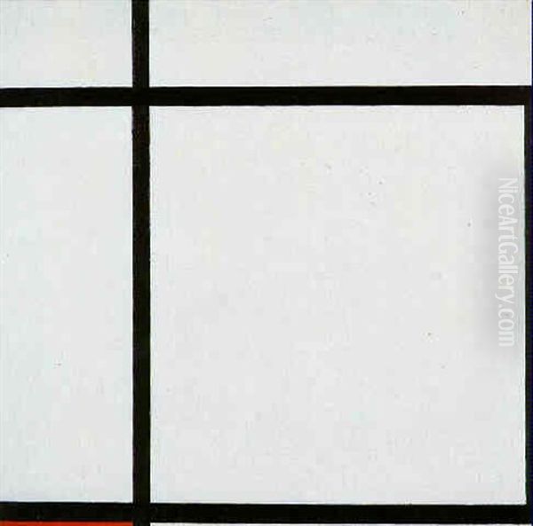 Composition In A Square Oil Painting by Piet Mondrian