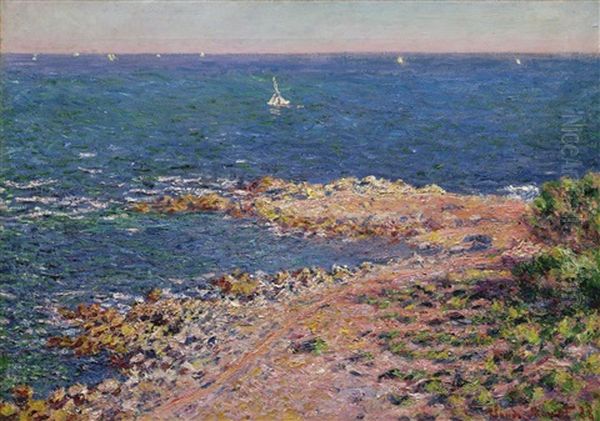 La Mediterranee Par Vent De Mistral Oil Painting by Claude Monet