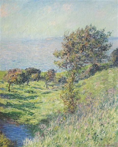 Coup De Vent Oil Painting by Claude Monet