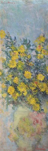 Mauves Oil Painting by Claude Monet