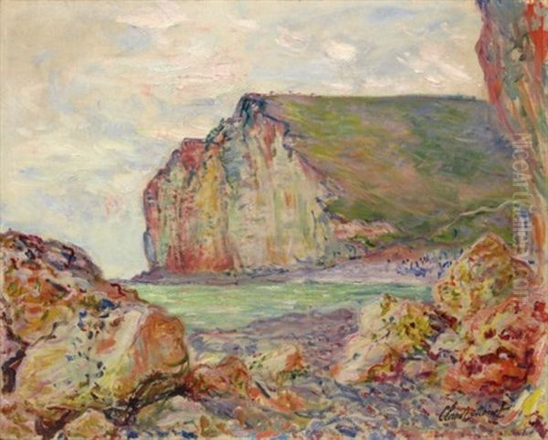 Falaises Des Petites-dalles Oil Painting by Claude Monet