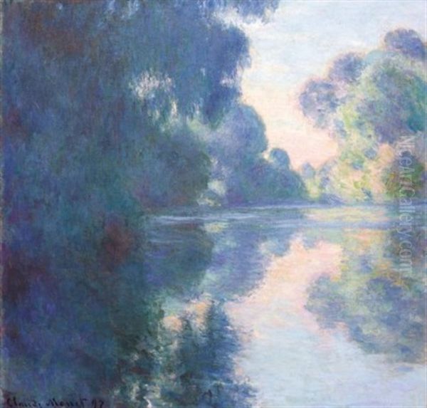 Matinee Sur La Seine Oil Painting by Claude Monet