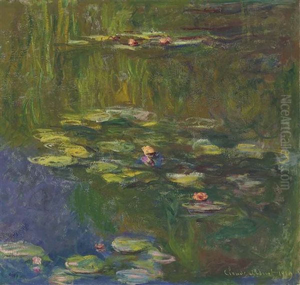 Le Bassin Aux Nympheas Oil Painting by Claude Monet