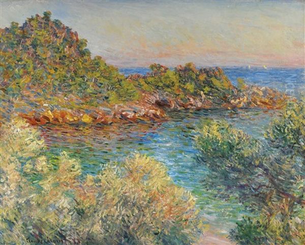 Pres Monte-carlo Oil Painting by Claude Monet