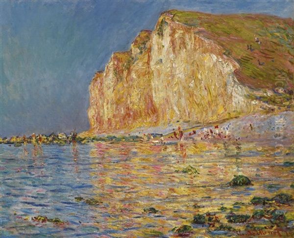 Maree Basse Aux Petites-dalles Oil Painting by Claude Monet