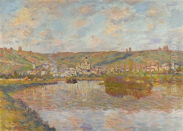 Fin D'apres-midi, Vetheuil Oil Painting by Claude Monet