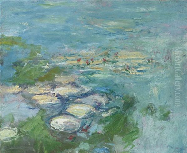 Nympheas Oil Painting by Claude Monet