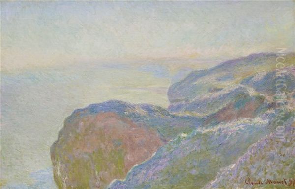 Au Val Saint-nicolas Pres Sieppe, Matin Oil Painting by Claude Monet