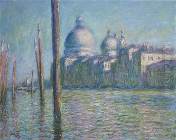 Le Grand Canal Oil Painting by Claude Monet