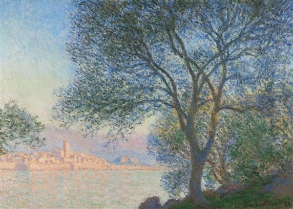 Antibes Vue De La Salis Oil Painting by Claude Monet