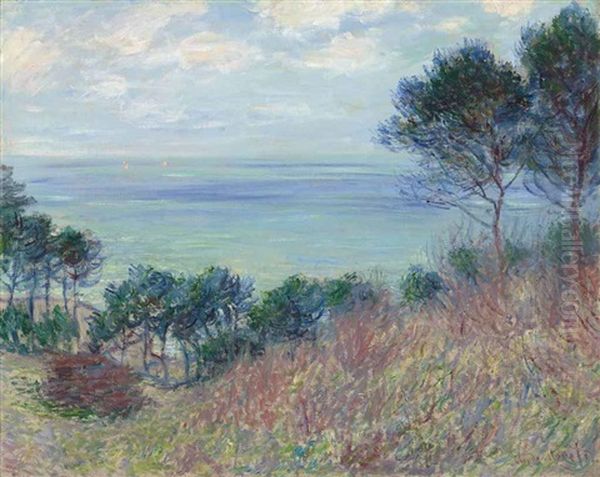 La Cote De Varengeville Oil Painting by Claude Monet