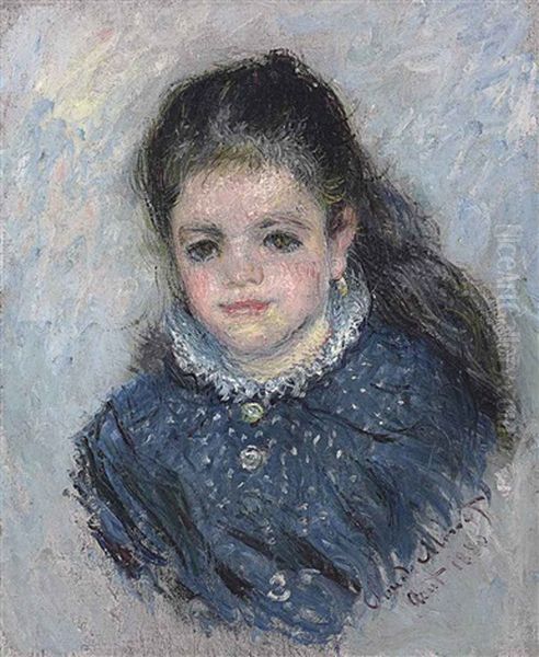 Portrait De Jeanne Serveau Oil Painting by Claude Monet