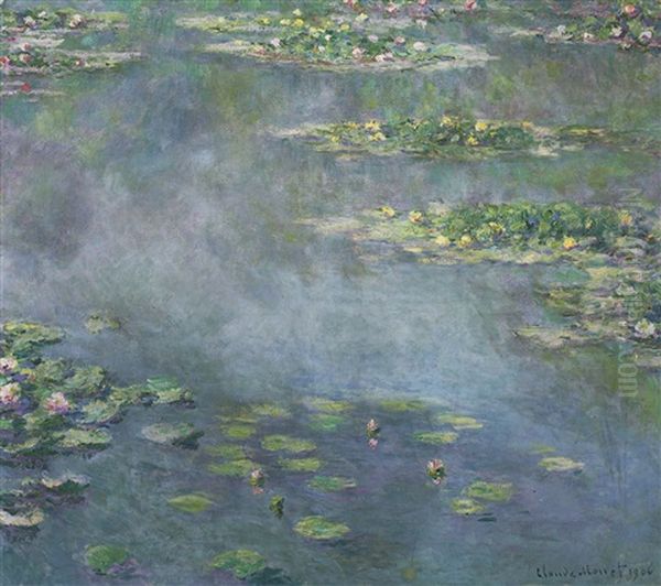 Nympheas Oil Painting by Claude Monet