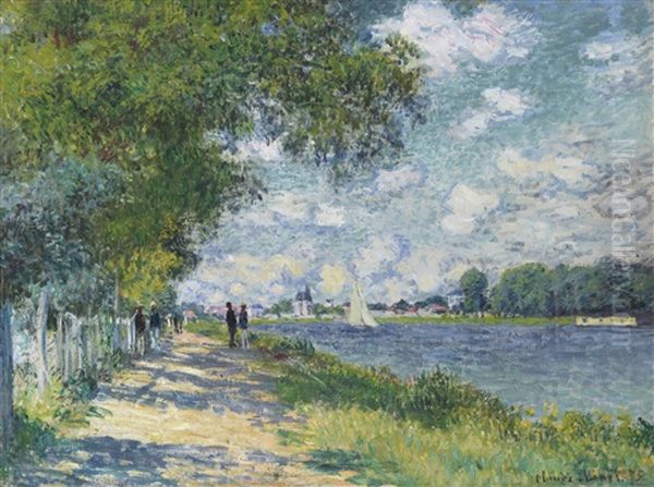 La Seine A Argenteuil by Claude Monet