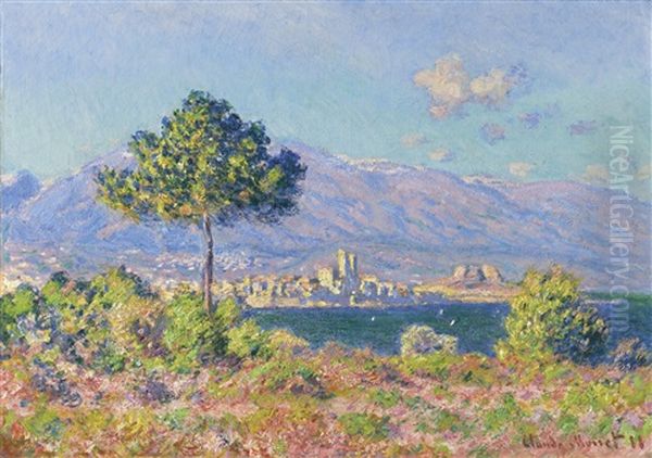 Antibes, Vue Du Plateau Notre-dame Oil Painting by Claude Monet