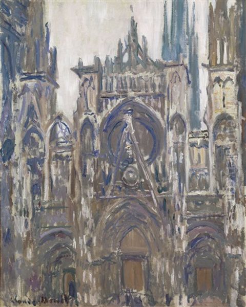 Cathedrale De Rouen Oil Painting by Claude Monet