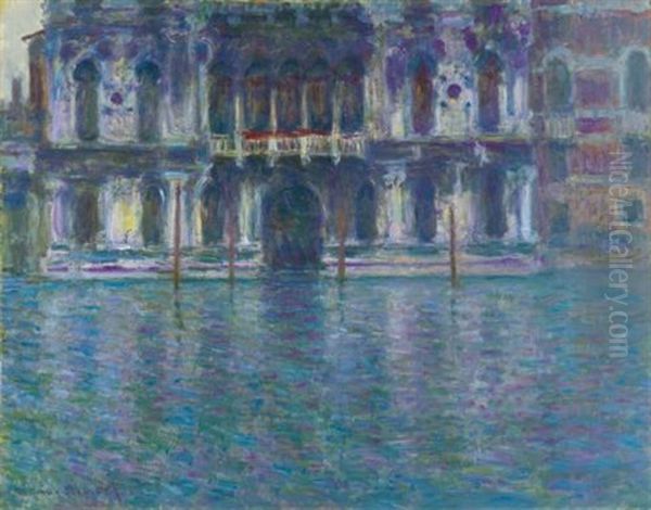 Le Palais Contarini Oil Painting by Claude Monet