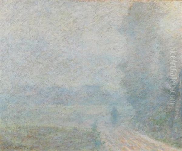 Chemin Dans Le Brouillard Oil Painting by Claude Monet