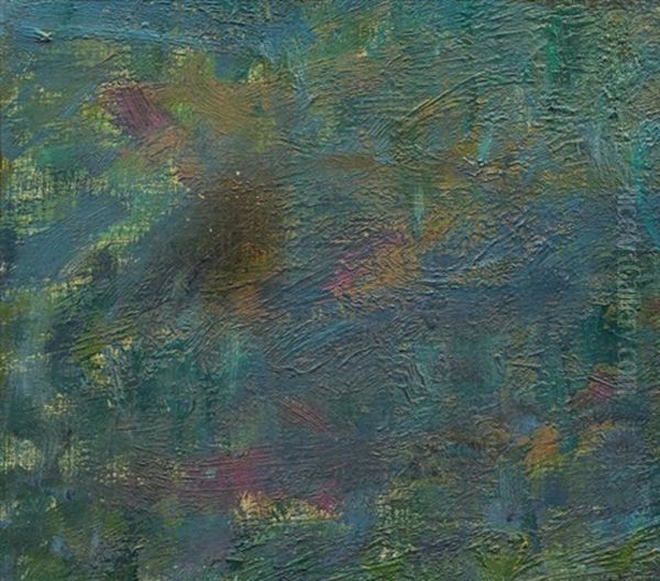 Nympheas (fragment) Oil Painting by Claude Monet