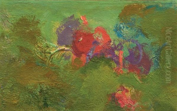 Nympheas (fragment) by Claude Monet