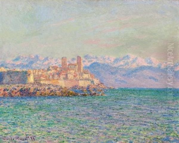 Antibes, Le Fort Oil Painting by Claude Monet