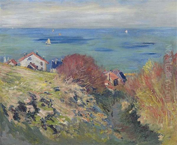 Pourville Oil Painting by Claude Monet