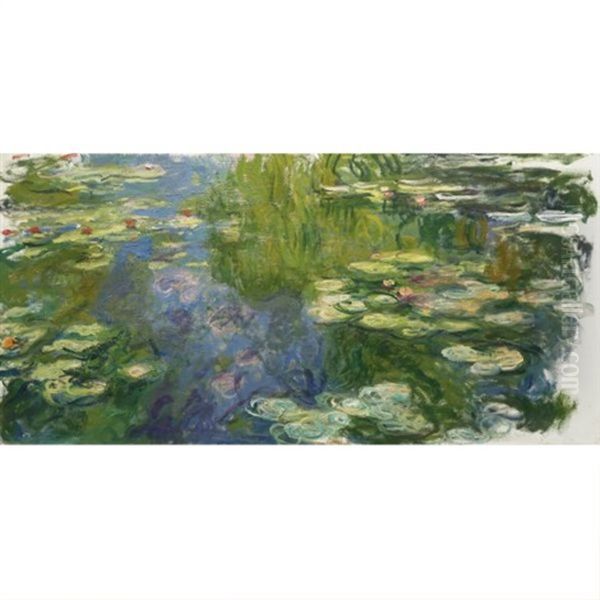 Le Bassin Aux Nympheas Oil Painting by Claude Monet