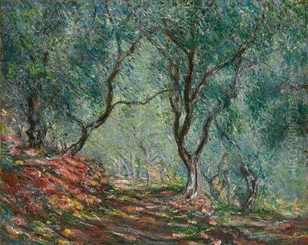 Bois D'oliviers Au Jardin Moreno Oil Painting by Claude Monet