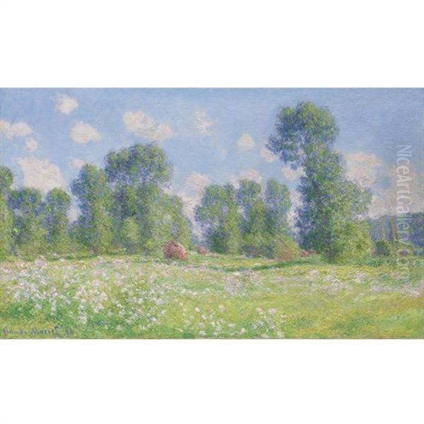 Effet De Printemps A Giverny by Claude Monet