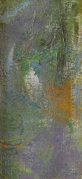 Les Nympheas (fragment) Oil Painting by Claude Monet