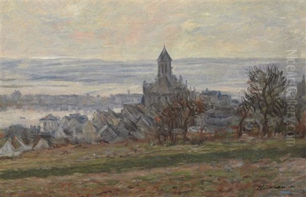 L'eglise De Vetheuil Oil Painting by Claude Monet