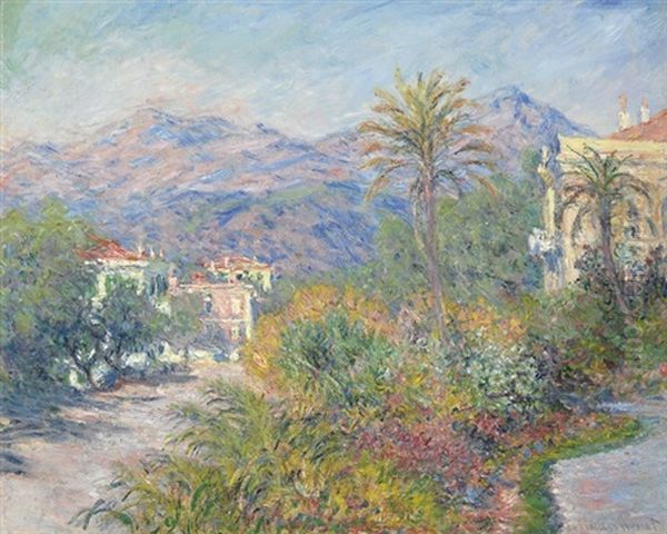 Strada Romana A Bordighera by Claude Monet