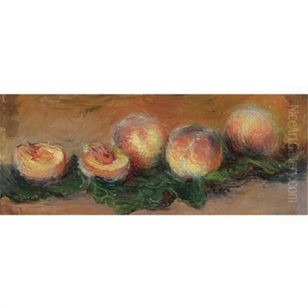 Peches Oil Painting by Claude Monet