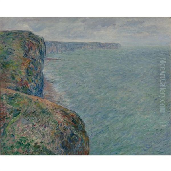 La Mer Vue Des Falaises Oil Painting by Claude Monet