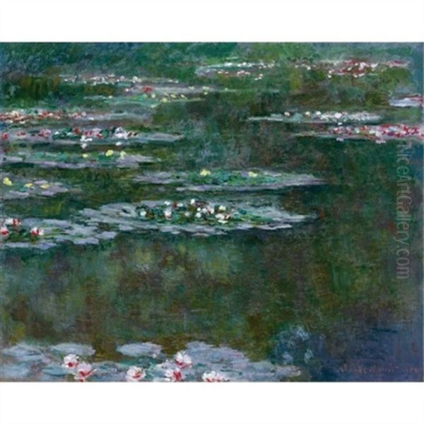 Nympheas Oil Painting by Claude Monet