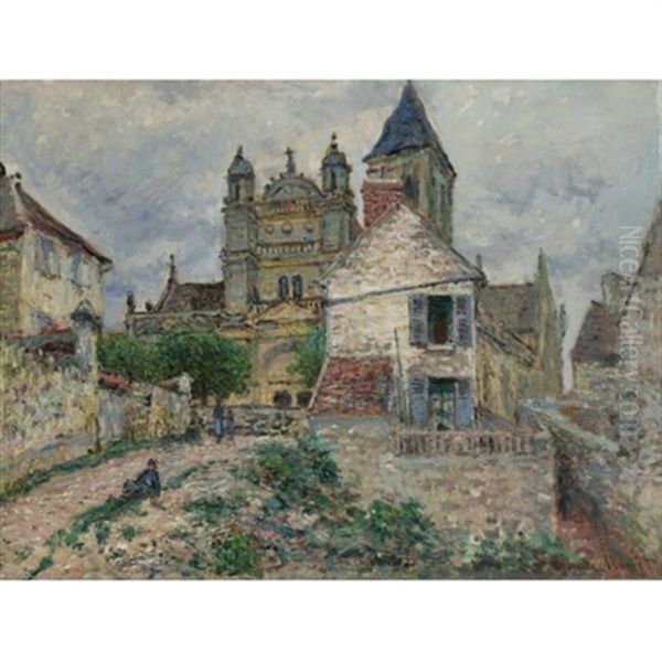 L'eglise De Vetheuil Oil Painting by Claude Monet