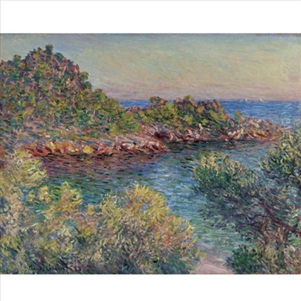 Pres Monte-carlo Oil Painting by Claude Monet