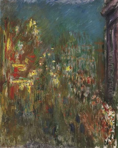 Leicester Square, La Nuit Oil Painting by Claude Monet