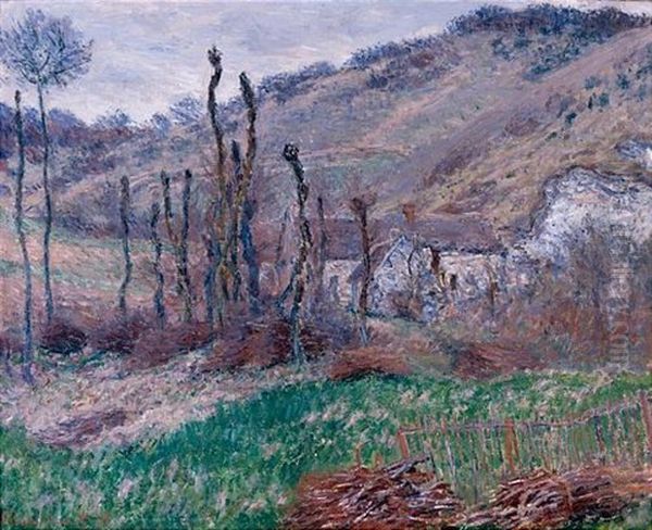 Val De Falaise En Hiver Oil Painting by Claude Monet