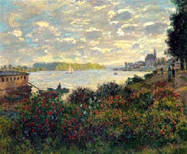 La Seine A Argenteuil by Claude Monet