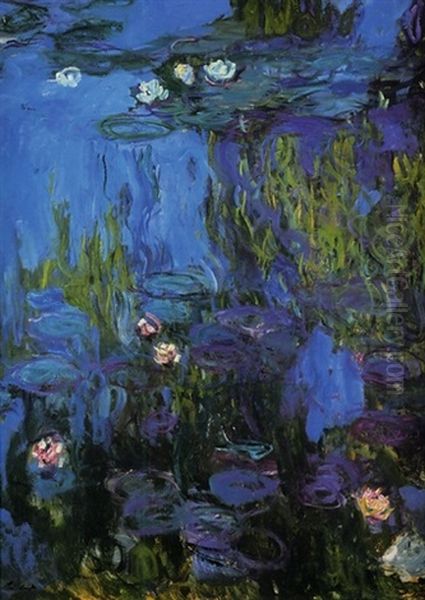 Nympheas Oil Painting by Claude Monet